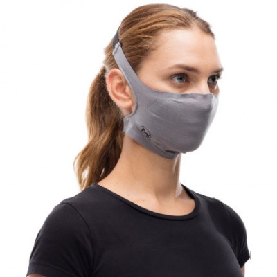 Buff Filter Mask - Solid Grey Sedona
